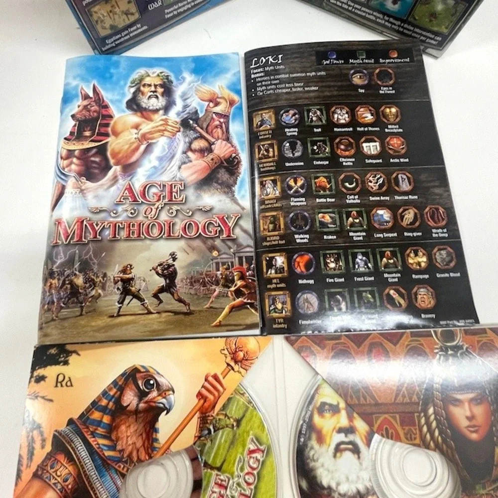 Age of Mythology PC Big Box 2002 Microsoft Ensemble Studios Complete RTS Game